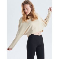 Krótka bluza - Kremowy. Bluzy damskie Cropp. W wyprzedaży za 19.99 zł.