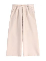 Coccodrillo Spodnie materiałowe WC5119101EJG Beżowy Wide Leg. Brązowe spodnie materiałowe dla dziewczynek COCCODRILLO, bez wzorów, z materiału. Za 79.99 zł.