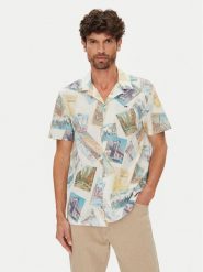 Tommy Jeans Koszula Camp DM0DM21687 Kolorowy Regular Fit. Koszule męskie Tommy Jeans, m, bez wzorów, z bawełny, bez kołnierzyka, bez ramiączek. Za 239.99 zł.