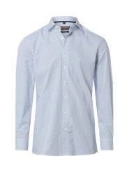 Finshley & Harding Koszula Mężczyźni Modern Fit Bawełna niebieski, 46. Niebieskie koszule męskie Finshley & Harding, m, bez wzorów, z bawełny, bez kołnierzyka, bez ramiączek. Za 139.95 zł.