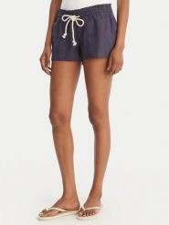Roxy Szorty materiałowe Oceanside ARJNS03007 Granatowy Regular Fit. Niebieskie szorty damskie Roxy, m, bez wzorów, z materiału. Za 169.99 zł.