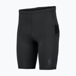 Spodenki do biegania męskie SCOTT Endurance Tech Tight. Czarne krótkie spodenki sportowe męskie Scott, m, bez wzorów, z elastanu, do biegania. Za 219.99 zł.