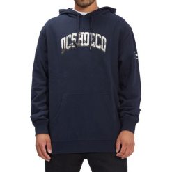 Bluza z kapturem DC Shoes Stacked, Mężczyźni. Niebieskie bluzy sportowe męskie DC Shoes, l, bez wzorów, z bawełny, z kapturem. Za 290.00 zł.