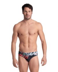 Kąpielówki Arena Splash Point Swim Briefs. Czarne kąpielówki męskie Arena, m, bez wzorów, z materiału, długie, na fitness i siłownię. Za 89.23 zł.