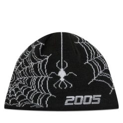 Czapka 2005. Czarne czapki i kapelusze męskie 2005, na zimę, bez wzorów. Za 139.99 zł.