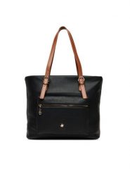 Beverly Hills Polo Club Torebka CEO-BHPC-C-001-08 Czarny. Czarne torebki do ręki damskie Beverly Hills Polo Club, bez wzorów, z materiału, bez dodatków. Za 249.99 zł.