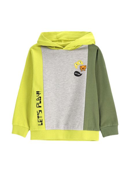 Coccodrillo Bluza WC5132301GBK Zielony Regular Fit. Zielone bluzy dla chłopców COCCODRILLO, bez wzorów, z bawełny, bez ramiączek, bez kaptura. Za 59.99 zł.