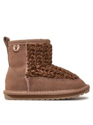 EMU Australia Śniegowce Mauboy K13106 Beżowy. Brązowe buty zimowe dziewczęce Emu Australia, ze skóry, bez zapięcia. Za 399.99 zł.