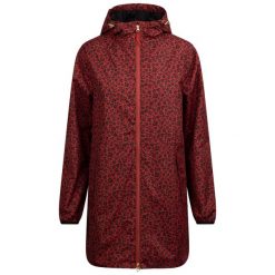 Trespass Parched - Damska kurtka przeciwdeszczowa Burnt Sienna Print. Czerwone kurtki damskie Trespass, xs, bez wzorów, z materiału, z kapturem. Za 347.15 zł.