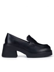 Gino Rossi Mokasyny DOROTA-01W1-001 Czarny. Czarne mokasyny damskie Gino Rossi, ze skóry. Za 329.99 zł.