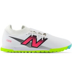 Turfy męskie New Balance FURON DISPATCH TF V7+ SF3TH75 – białe. Białe buty sportowe męskie New Balance, z materiału, bez zapięcia, na fitness i siłownię. Za 199.99 zł.