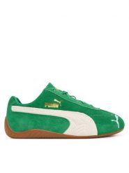 Puma Sneakersy Speedcat Og Jr 401698 28 Zielony. Zielone buty sportowe dziewczęce Puma, bez wzorów, ze skóry, bez zapięcia. Za 379.99 zł.