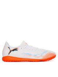 Puma Buty do piłki nożnej Future 8 Play Tt 108605 01 Biały. Białe buty sportowe męskie Puma, z materiału, bez zapięcia. Za 209.99 zł.
