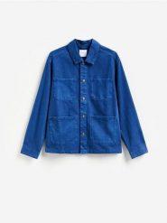 Jeansowa koszula comfort fit - inny. Koszule męskie Reserved, l, bez wzorów, z denimu, bez kołnierzyka, bez ramiączek. Za 149.99 zł.