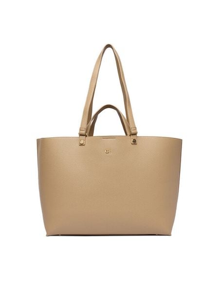 GINO ROSSI Torebka EO-LX10226 Beżowy. Brązowe torebki do ręki damskie Gino Rossi, bez wzorów, z materiału, bez dodatków. Za 203.99 zł.