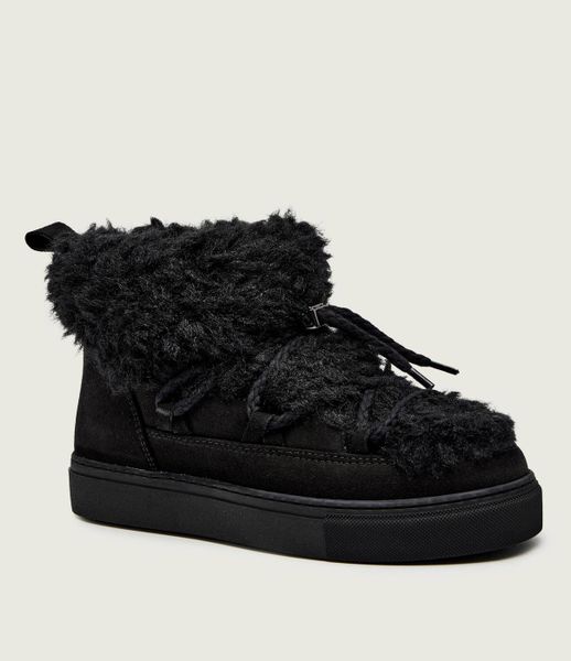 INUIKII TEDDY LOW Śniegowce damskie. Czarne śniegowce i trapery damskie Inuikii, z gumy. Za 799.99 zł.