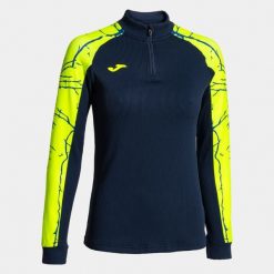 Bluza do biegania damska Joma Elite IX. Niebieskie bluzy damskie Joma, s, bez wzorów, z elastanu, bez kaptura. Za 118.83 zł.