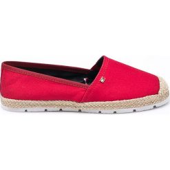 Tommy Hilfiger - Espadryle. Różowe espadryle damskie Tommy Hilfiger, z materiału. W wyprzedaży za 259.90 zł.