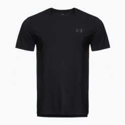 Koszulka do biegania męska Under Armour Launch Elite. Czarne koszulki sportowe męskie Under Armour, m, bez wzorów, bez kołnierzyka, bez ramiączek, do biegania. Za 149.99 zł.