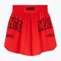 Spodenki bokserskie męskie MANTO Varsity. Czerwone krótkie spodenki sportowe męskie Manto, m, bez wzorów. Za 189.99 zł.