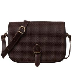 Torebka damska vintage z plecionką Canaletto TD634s228t1. Brązowe torebki do ręki damskie bez wzorów, ze skóry, vintage, z tłoczeniem, bez dodatków. Za 380.00 zł.