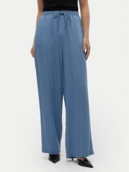 Vero Moda Spodnie materiałowe Bree 10304898 Niebieski Loose Fit. Niebieskie spodnie materiałowe damskie Vero Moda, m, bez wzorów, z lyocellu. Za 209.99 zł.