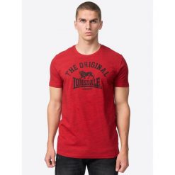 Koszulka Lonsdale Original. Czarne koszulki sportowe męskie Lonsdale, bez wzorów, z bawełny, bez kołnierzyka, bez ramiączek. W wyprzedaży za 99.35 zł.