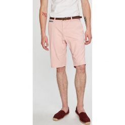 Tom Tailor Denim - Szorty. Szare szorty męskie Tom Tailor Denim, w paski, z bawełny, casualowe. W wyprzedaży za 149.90 zł.