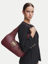 Just Cavalli Torebka Iconic Snakes 81RA4BA4 ZSA89 Czerwony ciemny. Czerwone torebki do ręki damskie Just Cavalli, bez wzorów, bez dodatków. Za 794.99 zł.