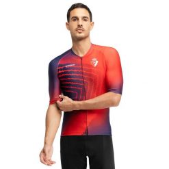 Męska koszulka rowerowa z krótkim rękawem Club Atlético Osasuna x Siroko Sir. Czerwone buty sportowe męskie SIROKO, m, bez wzorów, bez kołnierzyka, bez ramiączek, rowerowe. Za 338.00 zł.