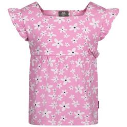 Koszulka Damia Dla Dziewczynek. Czerwone t-shirty i topy dla dziewczynek Trespass, bez wzorów, z bawełny, bez ramiączek. Za 125.99 zł.