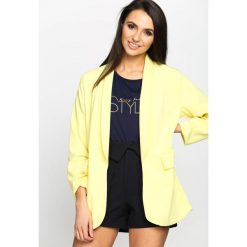 Żółta Marynarka Retro Comes Back. Żółte żakiety damskie Born2be, retro. Za 54.99 zł.