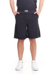Bluza miękka z bawełna z kieszenie na czas wolny. Czarne bluzy męskie LEONE 1947 APPAREL, xs, bez wzorów, z bawełny, bez kaptura, na fitness i siłownię. Za 63.11 zł.