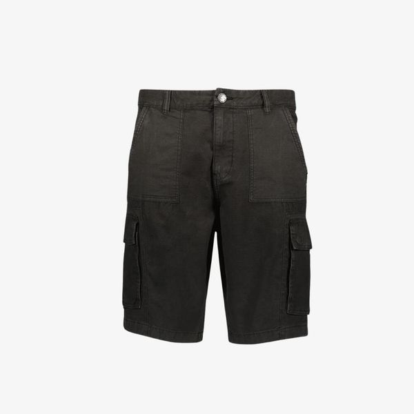 Szorty Bear Cargo Bermuda czarne. Czarne szorty męskie BEAR, na lato, bez wzorów, z bawełny. Za 253.38 zł.