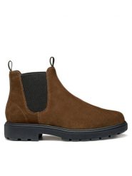 Geox Sztyblety U Spherica Ec7 U46FRA 00022 C6003 Brązowy. Brązowe botki męskie Geox, bez wzorów, ze skóry, bez zapięcia. Za 509.99 zł.