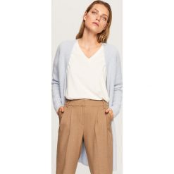 Sweter z domieszką wełny i moheru - Niebieski. Swetry damskie marki bonprix. W wyprzedaży za 99.99 zł.