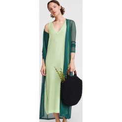 Długi kardigan - Turkusowy. Kardigany damskie marki Reserved. Za 139.99 zł.