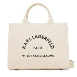 Torebka KARL LAGERFELD. Brązowe torebki do ręki damskie KARL LAGERFELD, bez wzorów, klasyczne, bez dodatków. Za 349.99 zł.