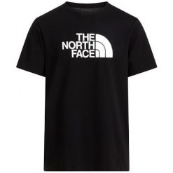 Koszulka turystyczna męska The North Face M Evolution Half Dome Tee. Czarne koszulki sportowe męskie The North Face, m, bez wzorów, bez kołnierzyka, bez ramiączek, trekkingowe. Za 121.00 zł.
