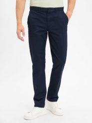Tommy Hilfiger spodnie chino - Denton Mężczyźni Bawełna niebieski, 36-34. Niebieskie eleganckie spodnie męskie Tommy Hilfiger, m, bez wzorów, z bawełny. Za 429.95 zł.