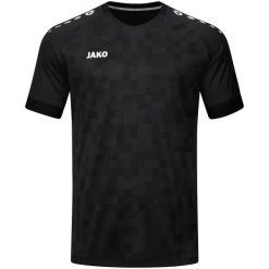 Jersey Jako Pixel. Czarne koszulki sportowe męskie Jako, bez wzorów, z jersey, bez kołnierzyka, bez ramiączek, do piłki nożnej. Za 211.00 zł.