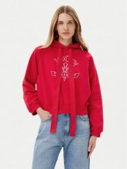 JOOP! Jeans Bluza Tinna 30046176 Czerwony Regular Fit. Czerwone bluzy damskie JOOP! Jeans, xl, bez wzorów, z bawełny, bez kaptura. Za 389.99 zł.