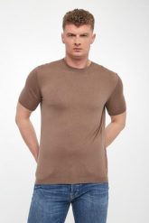 Sweter męski z krótkim rękawem LIU JO. Swetry przez głowę męskie Liu Jo, m, bez wzorów, bez kołnierzyka. Za 389.00 zł.