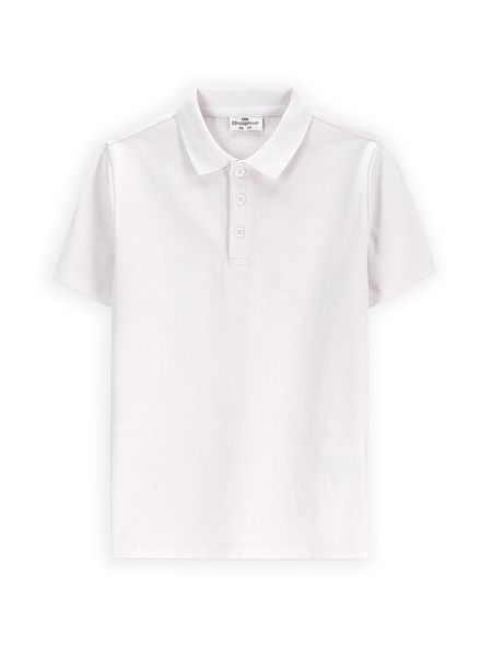 Coccodrillo Polo WC5143601VBB Biały Regular Fit. Białe t-shirty dla chłopców COCCODRILLO, bez wzorów, z bawełny, bez ramiączek. Za 29.99 zł.