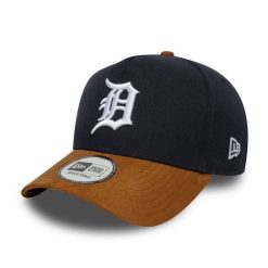 Czapka typu snapback New Era Tigers Suede E-Frame. Niebieskie czapki i kapelusze męskie New Era, bez wzorów, sportowe. Za 179.50 zł.
