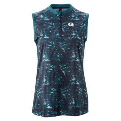 Damski jersey Gonso Agneda. Niebieskie koszulki sportowe damskie Gonso, bez wzorów, z jersey, bez kołnierzyka, bez ramiączek, rowerowe. Za 362.50 zł.