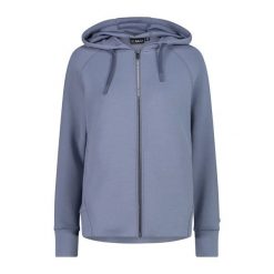 Damska bluza z kapturem z jerseyu CMP. Czarne bluzy sportowe damskie CMP, bez wzorów, z jersey, z kapturem, trekkingowe. Za 376.40 zł.
