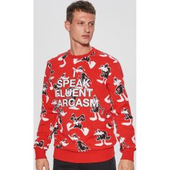 Bluza looney tunes - Czerwony. Bluzy męskie marki Cropp. W wyprzedaży za 49.99 zł.