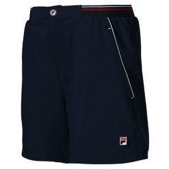 Spodnie treningowe męskie Fila Short Stephan. Niebieskie spodnie sportowe męskie Fila, m, bez wzorów, z dresówki. Za 396.00 zł.