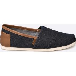 Toms - Mokasyny. Czarne mokasyny męskie Toms, z materiału. Za 219.90 zł.